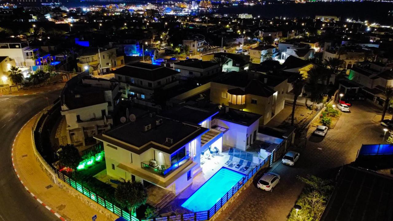 Villa Pomela heated pool By Sun&View Eilat Esterno foto