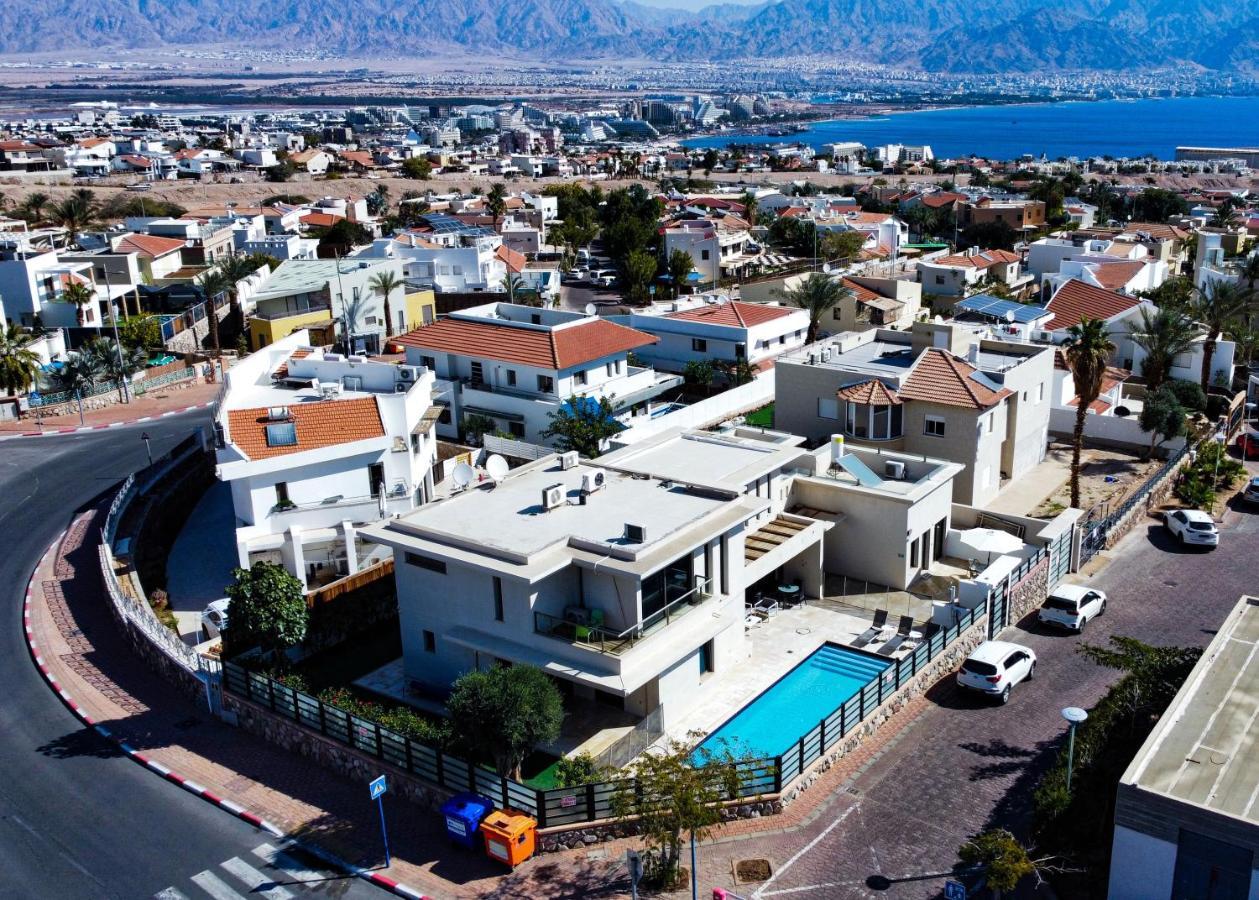 Villa Pomela heated pool By Sun&View Eilat Esterno foto