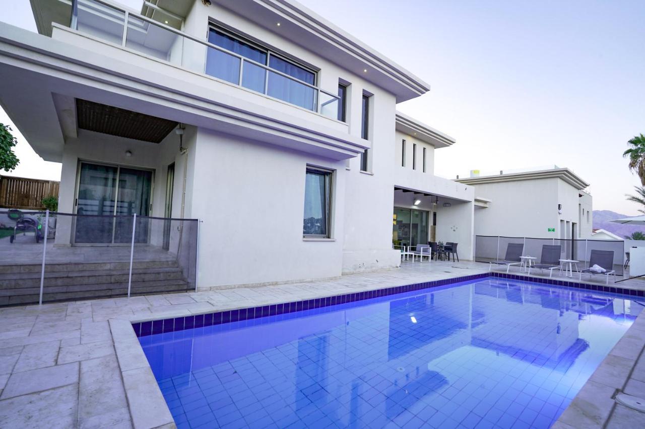 Villa Pomela heated pool By Sun&View Eilat Esterno foto