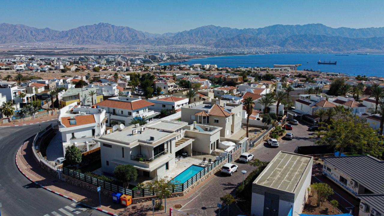 Villa Pomela heated pool By Sun&View Eilat Esterno foto